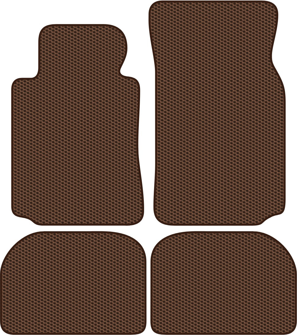 Комплект ковриков для авто Alicosta 0184_1-кор для BMW 7-Series III седан/E38 1994-2001 (EVA соты, коричневый)