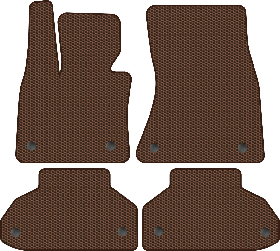 Комплект ковриков для авто Alicosta 0227_1-кор для BMW X6 II SUV/F16 2014-2020 (EVA соты, коричневый)