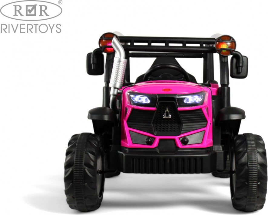 Детский автомобиль RiverToys B222CP (розовый) — фото 4