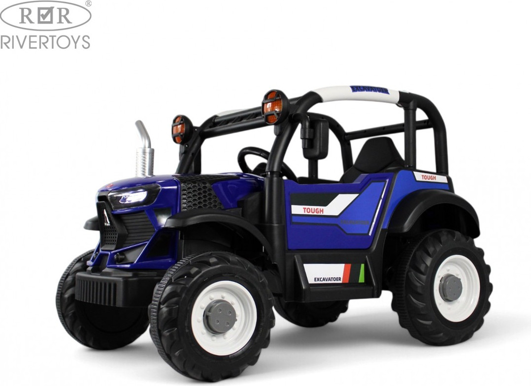 Детский автомобиль RiverToys B222CP (синий) — фото 2