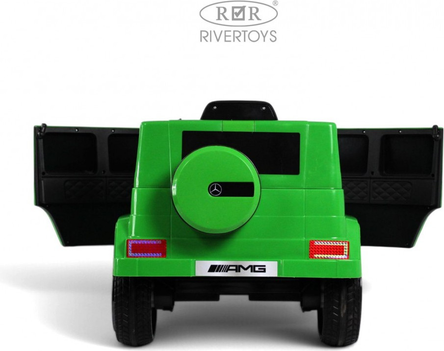 Детский автомобиль RiverToys Mercedes-AMG G63 / G222GG (зеленый) — фото 4