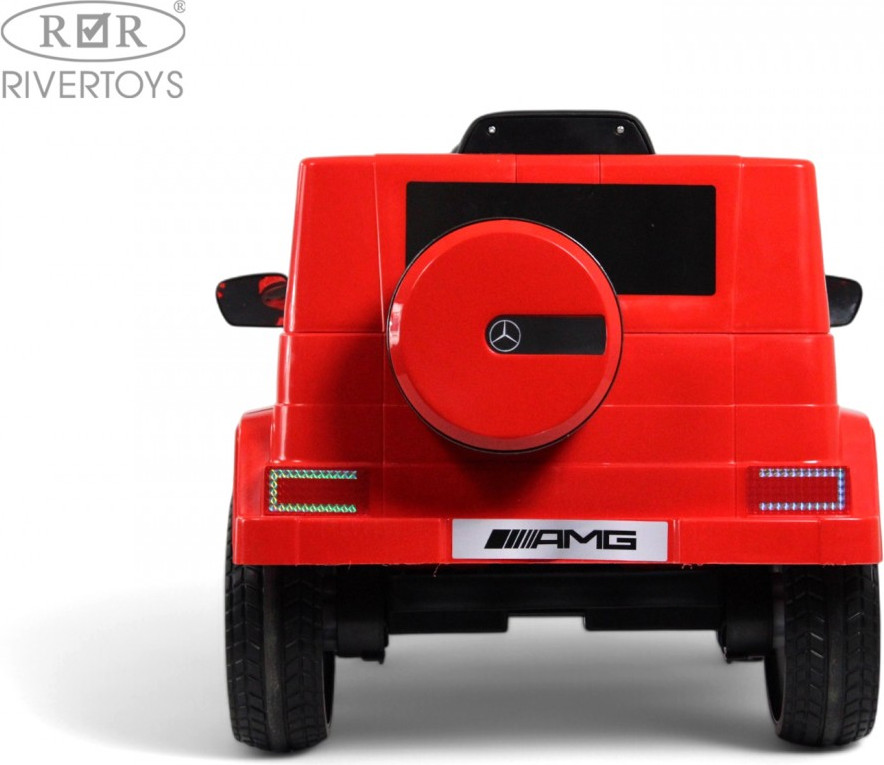 Детский автомобиль RiverToys Mercedes-AMG G63 / G222GG (красный) — фото 4