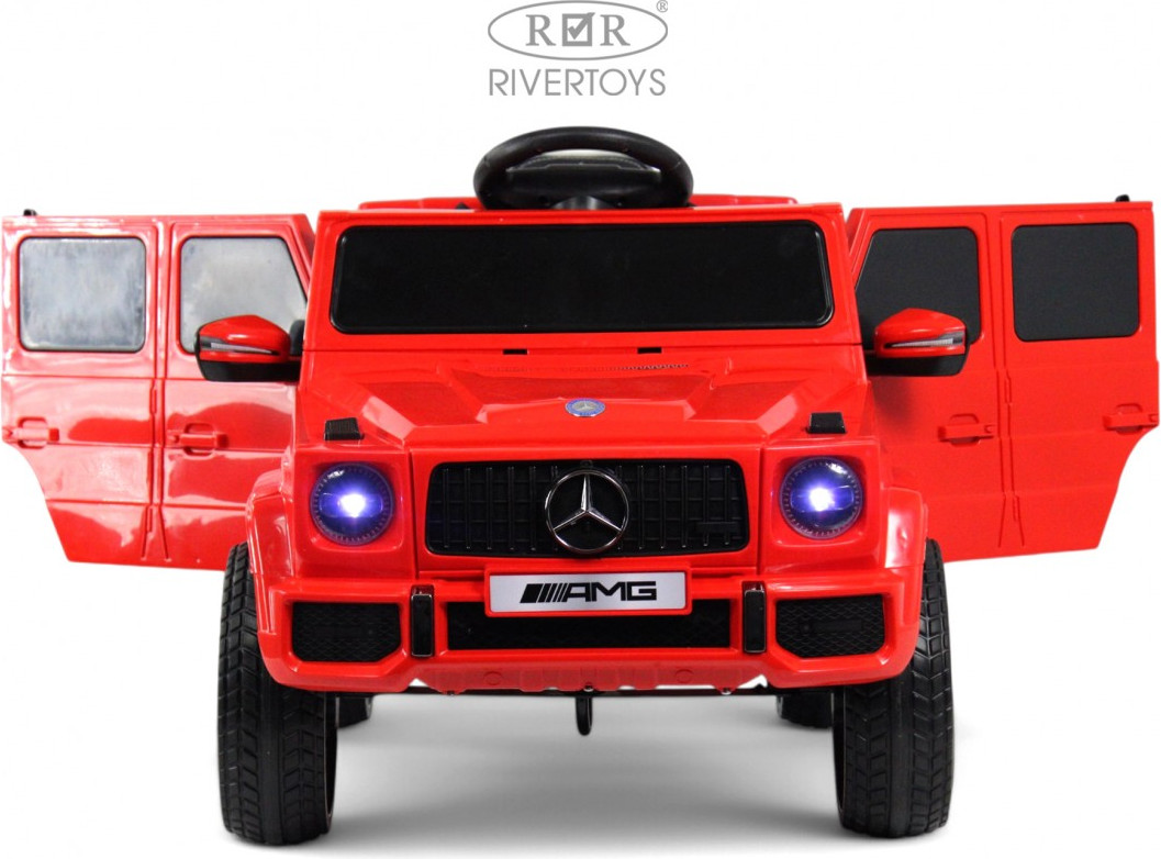 Детский автомобиль RiverToys Mercedes-AMG G63 / G222GG (красный) — фото 5