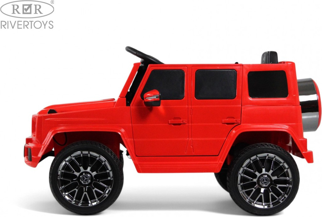 Детский автомобиль RiverToys Mercedes-AMG G63 / G222GG (красный) — фото 2