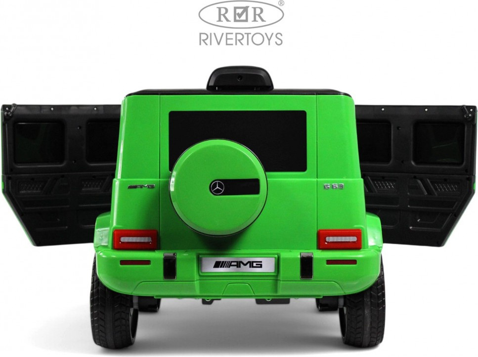 Детский автомобиль RiverToys Mercedes-AMG G63 4WD / G333GG (зеленый) — фото 6