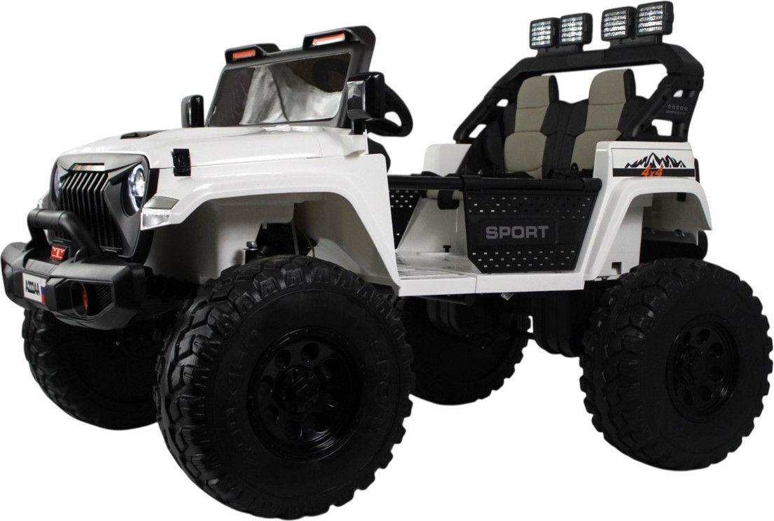Детский автомобиль RiverToys Jeep / A222AA (белый)