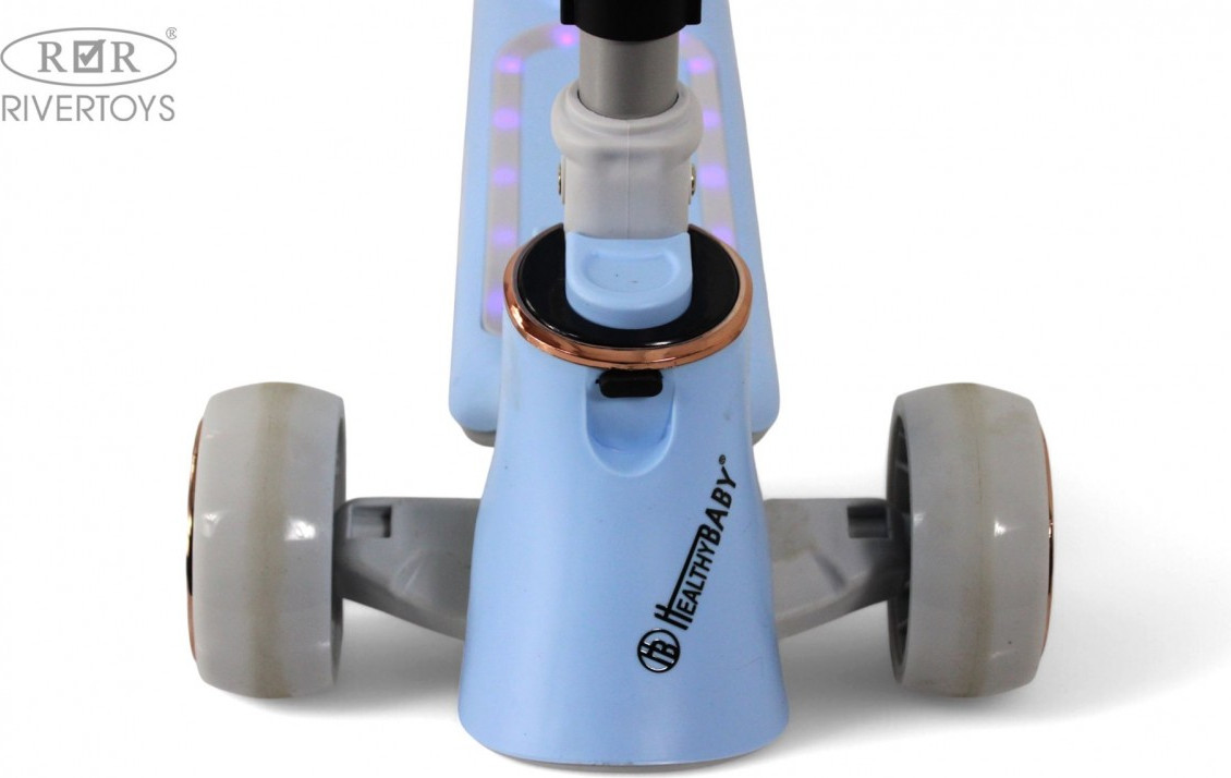 Беговел RiverToys HB-008 (синий) — фото 4