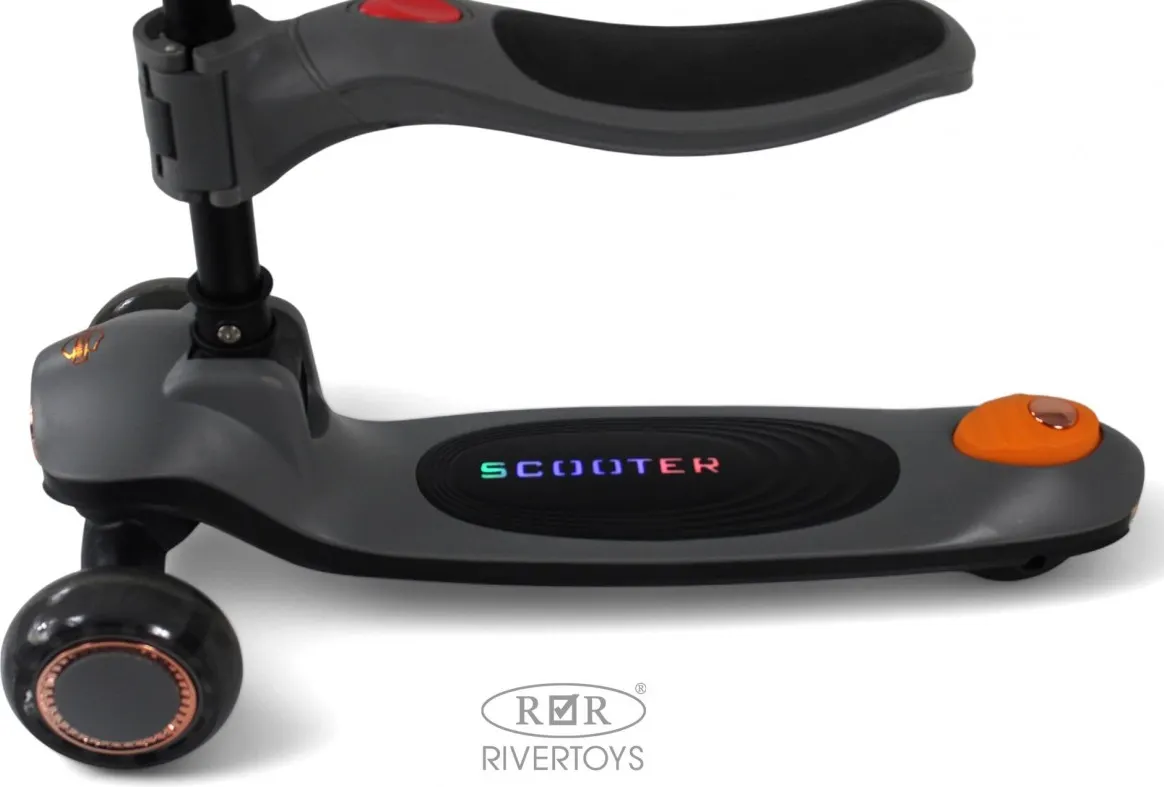 Беговел RiverToys HB-603 (графит) — фото 4