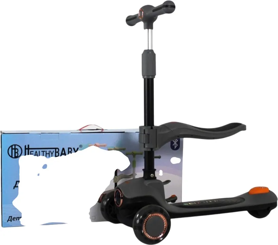 Беговел RiverToys HB-603 (графит)