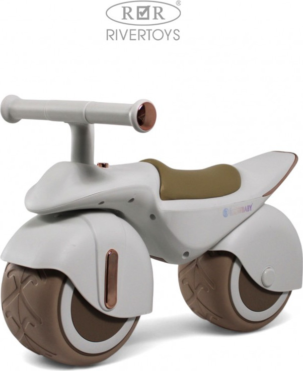 Беговел RiverToys HB-222 (коричневый) — фото 3