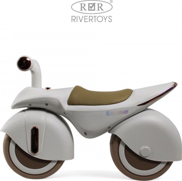 Беговел RiverToys HB-222 (коричневый) — фото 2