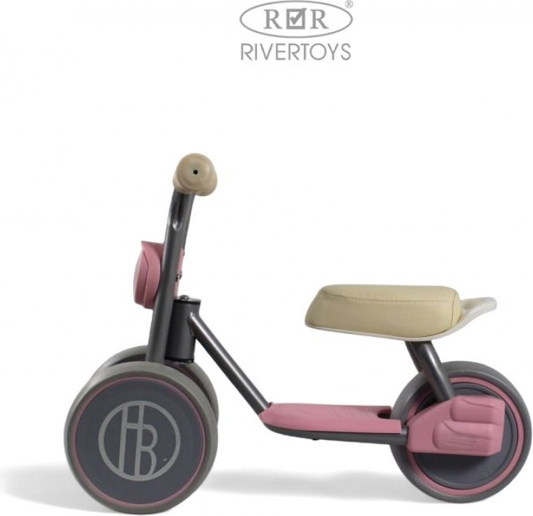 Беговел RiverToys HB-999 (розовый) — фото 5