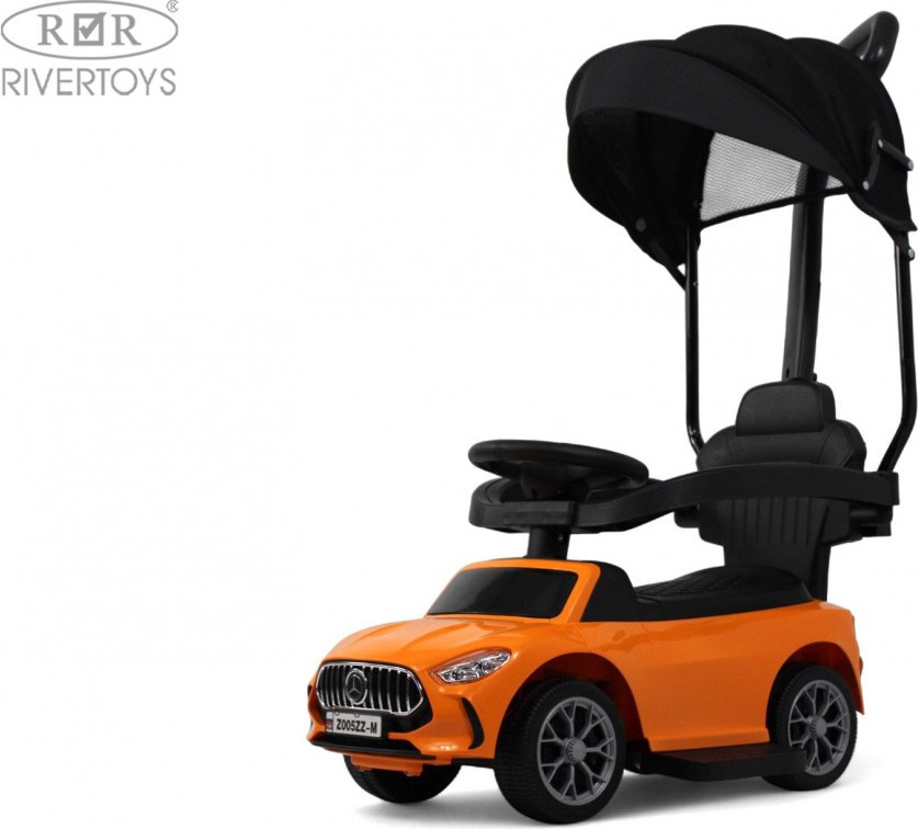 Каталка детская RiverToys Z005ZZ-M (оранжевый) — фото 4