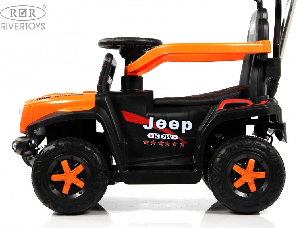 Детский автомобиль RiverToys G003GG (оранжевый) — фото 5