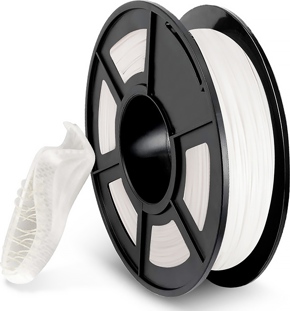 Пластик для 3D-печати NV Print NV-3D-TPU-WHITE-1 (1.75мм, 1кг, белый) — фото 2