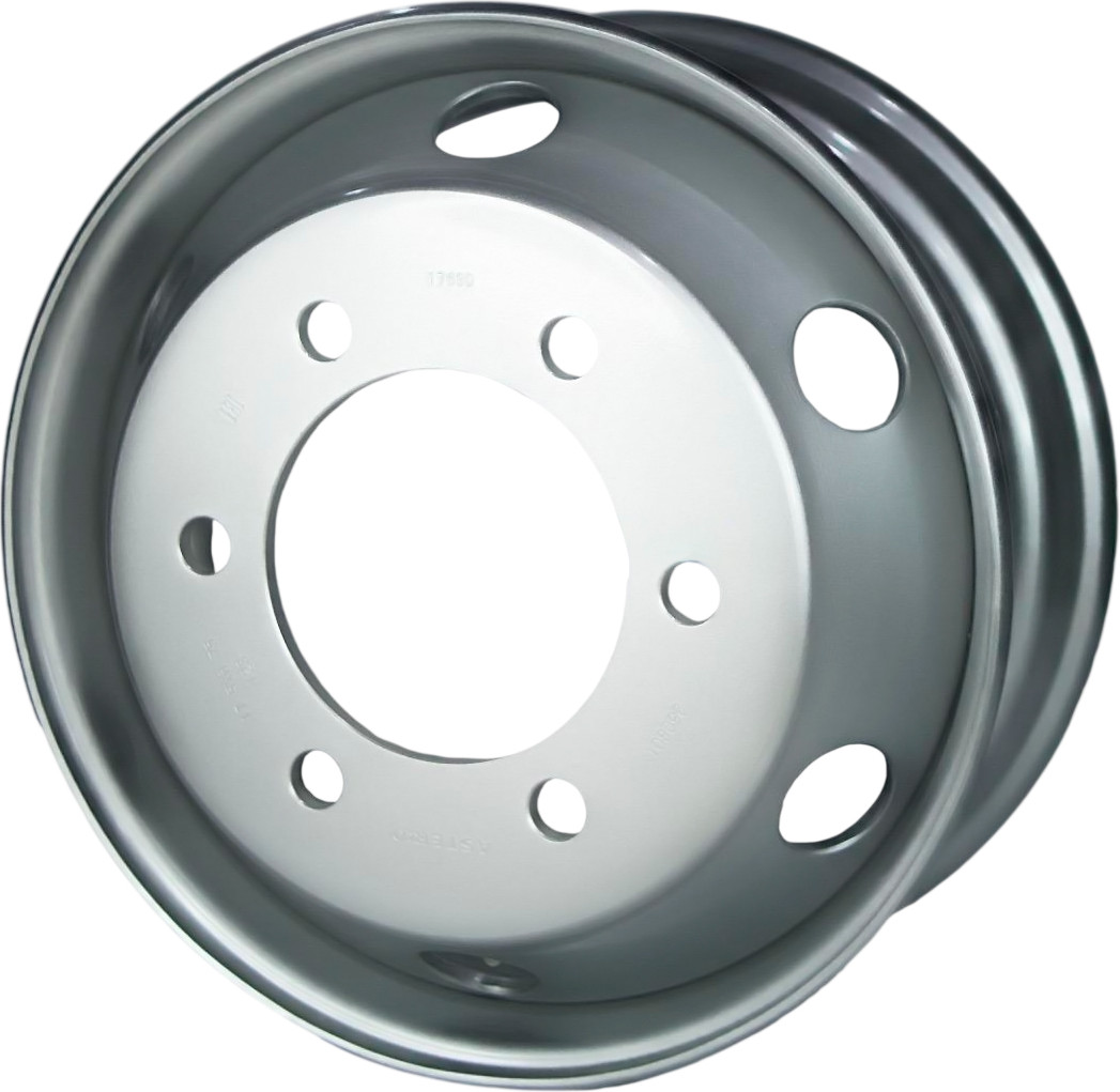 Штампованный диск Asterro 1769D 17.5x6.75" 6x222.25мм DIA 164мм ET 123мм (серебристый)