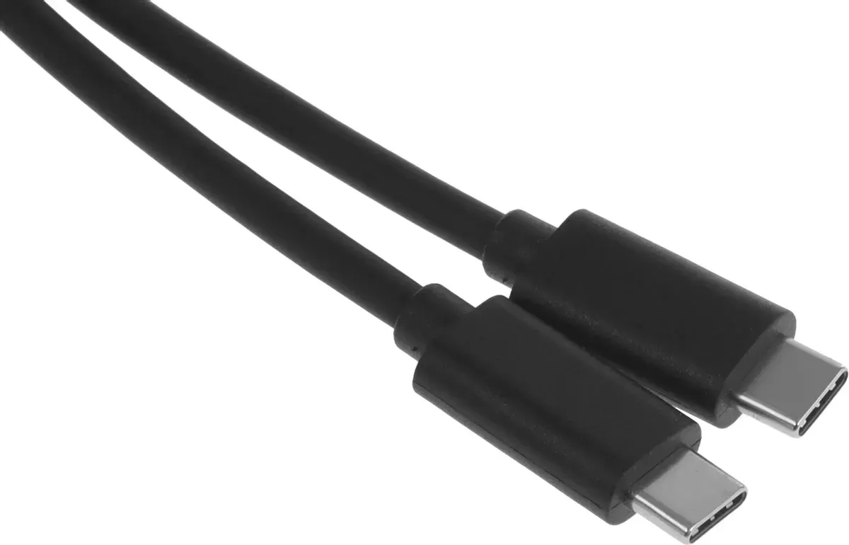 Кабель Buro BU-TYPE-C3.2-4KVID-1.5M USB Type-C(m)-USB Type-C(m) (1.5м, черный) — фото 2