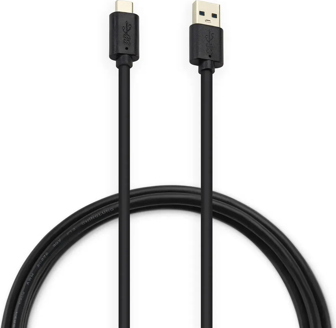 Кабель Buro BU-USB3.2-AC-1.8MB USB(m)-USB Type-C(m) (1.8м, черный) — фото 2