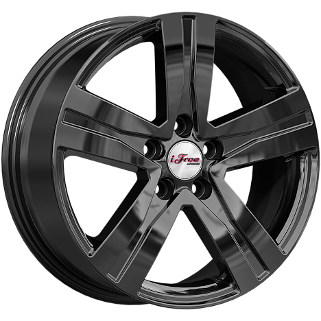 Литой диск iFree Rebel 17x7" 5x114.3мм DIA 66.1мм ET 50мм BK