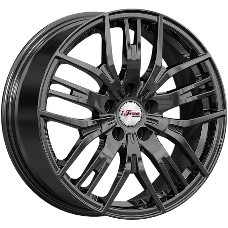 Литой диск iFree Аскет 17x7" 5x114.3мм DIA 67.1мм ET 35мм BK