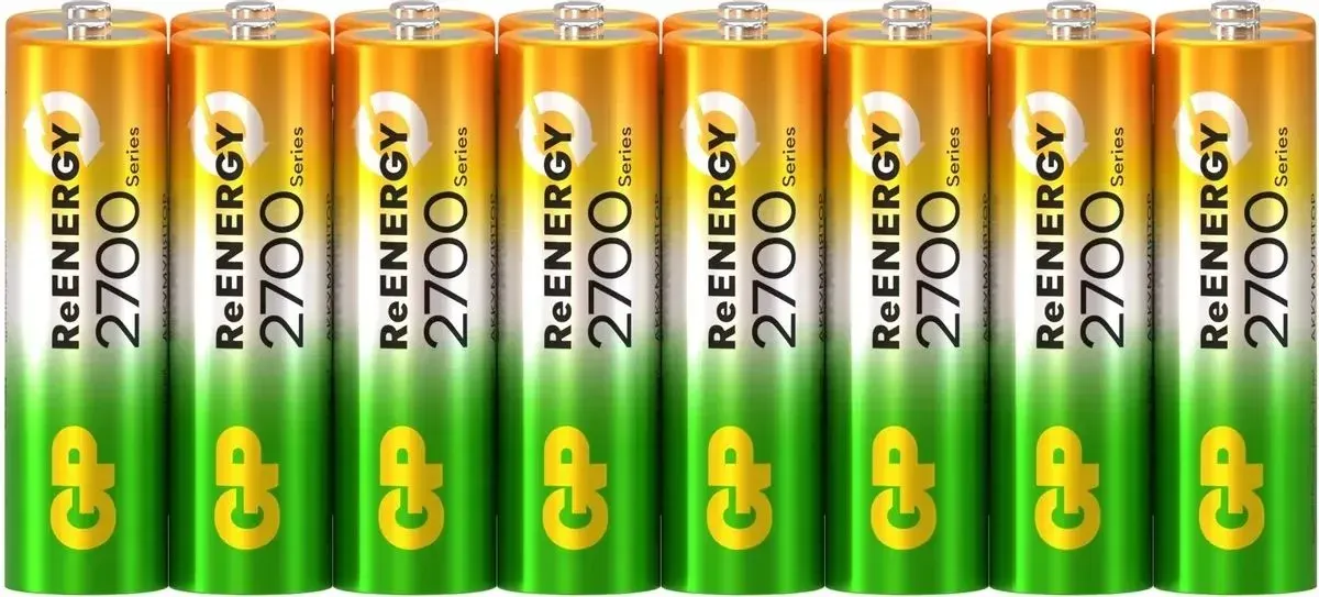 Комплект аккумуляторов GP Batteries 270AAHCRGY AA NiMH 2700mAh / GP 270AAHCRGY-B16 (16шт) — фото 2