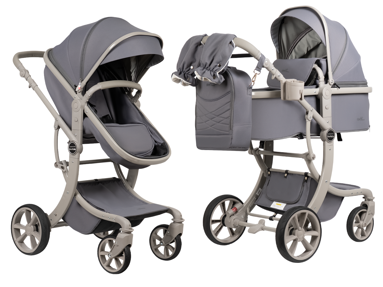 Детская универсальная коляска Aimile Adventurer / ADV-8 (лунный) — фото 2