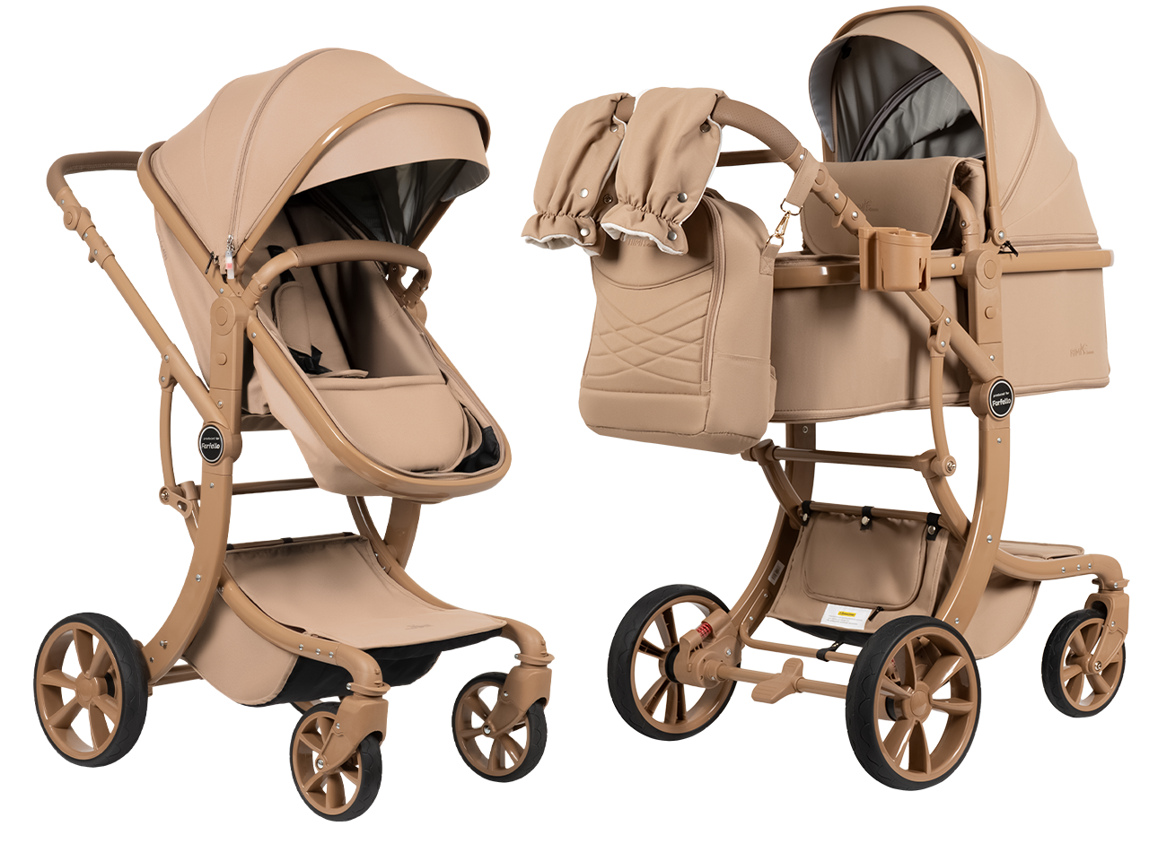 Детская универсальная коляска Aimile Adventurer / ADV-7 (песочный) — фото 2