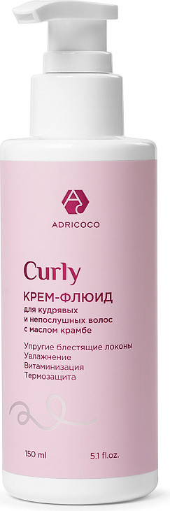 Крем для волос Adricoco С маслом крамбе для кудрявых и непослушных волос (150мл)