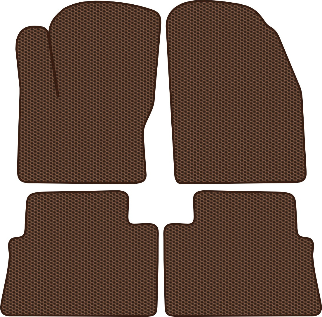 Комплект ковриков для авто Alicosta 0372_1-кор для Ford S-Max минивэн 2006-2015 (EVA соты, коричневый)