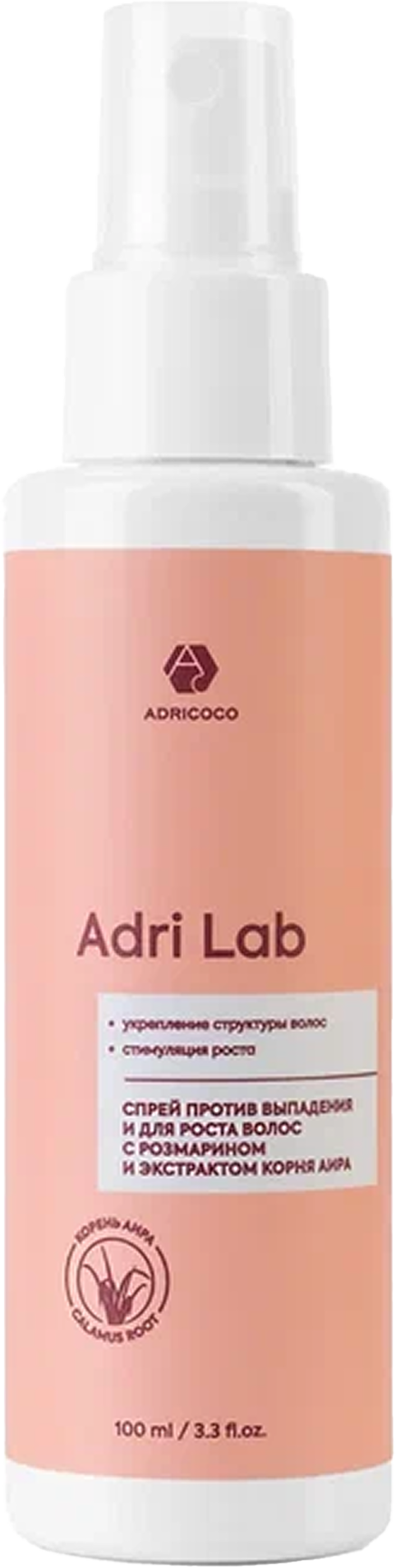 Спрей для волос Adricoco Adri Lab против выпадения и для роста волос с розмарином (100мл)