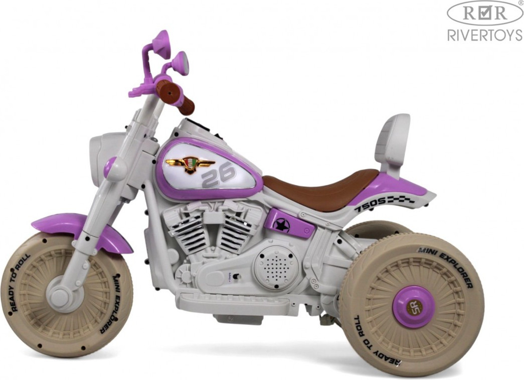 Детский автомобиль RiverToys G500GG-A (фиолетовый) — фото 2