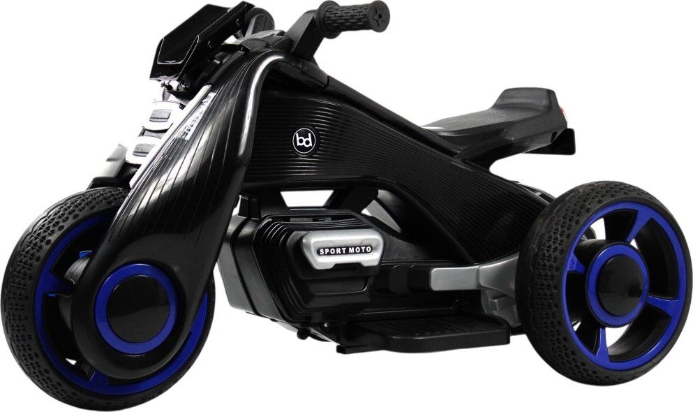 Детский мотоцикл RiverToys K333PX (черный)