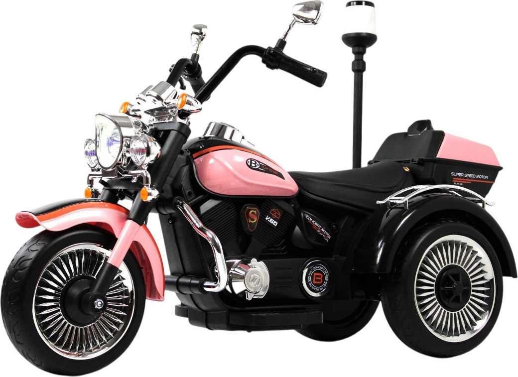 Детский мотоцикл RiverToys K003PX (розовый)