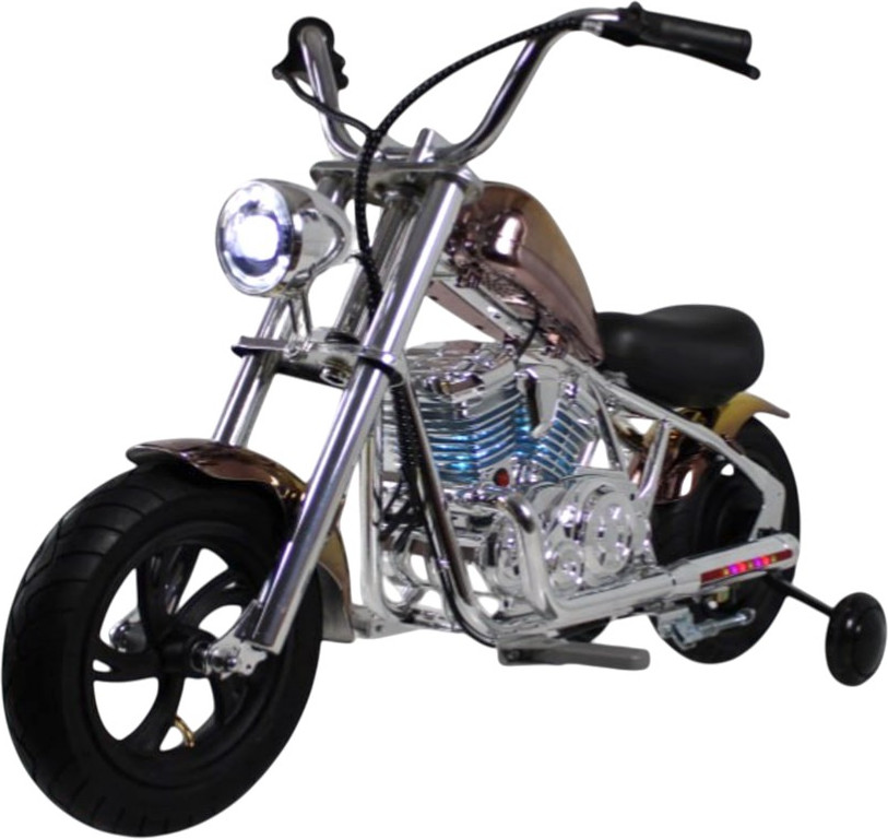 Детский мотоцикл RiverToys M777ML-B (фиолетовый хром)