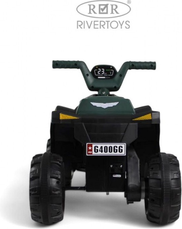 Детский автомобиль RiverToys G400GG (зеленый) — фото 5