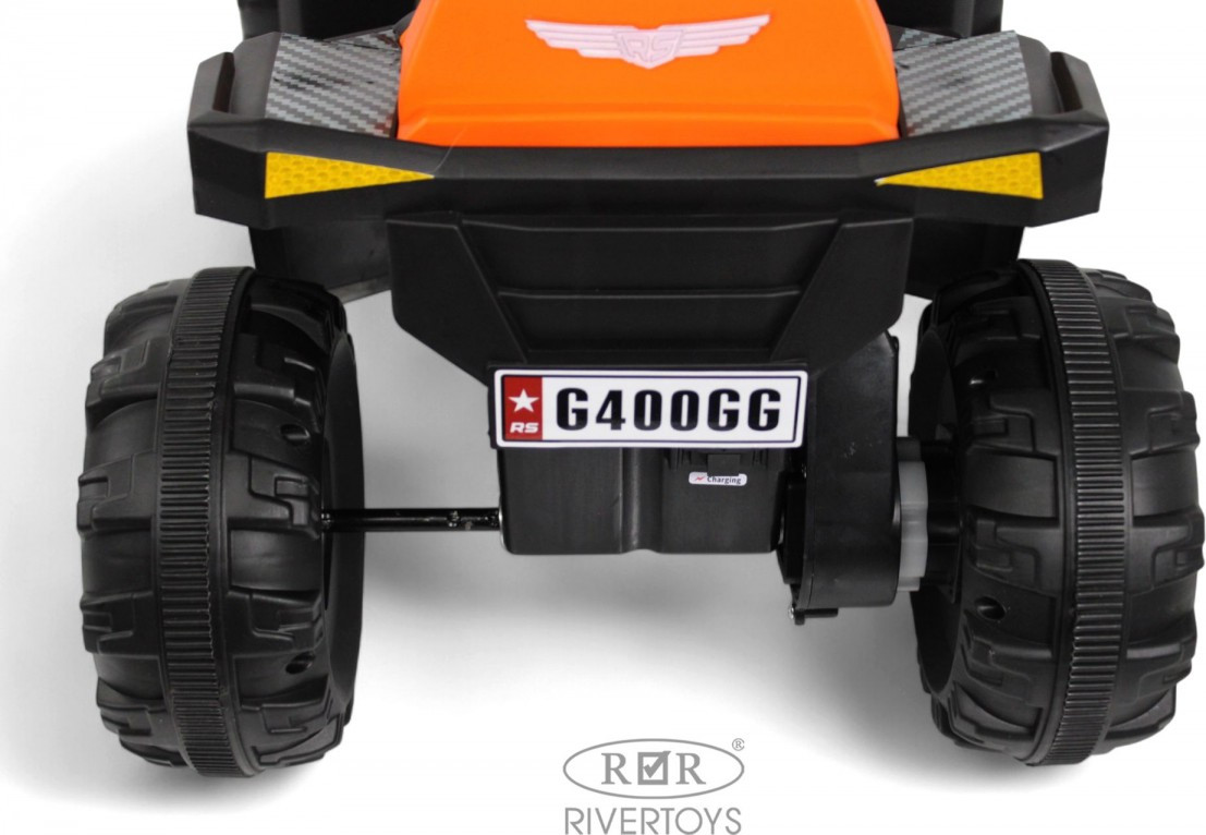 Детский автомобиль RiverToys G400GG (оранжевый) — фото 6