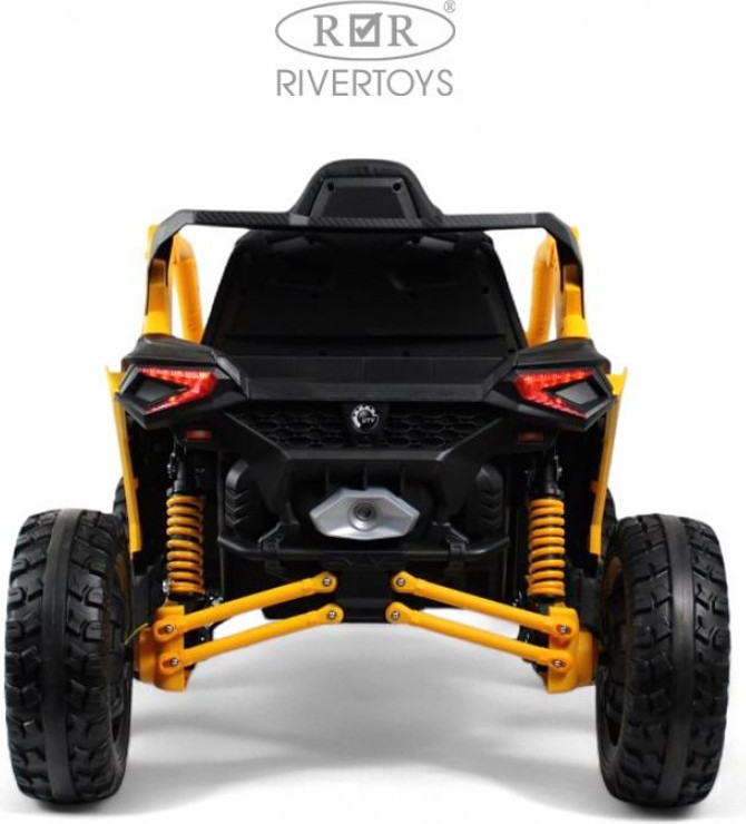 Детский автомобиль RiverToys Z707ZZ (желтый) — фото 6