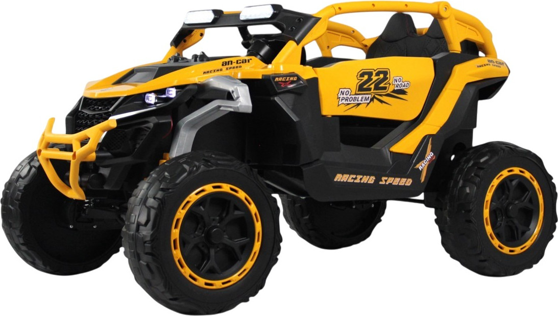 Детский автомобиль RiverToys K707AM (желтый)