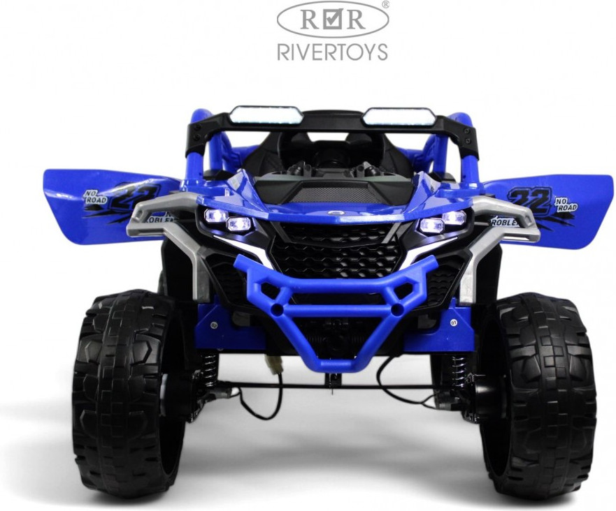 Детский автомобиль RiverToys K707AM (синий) — фото 4