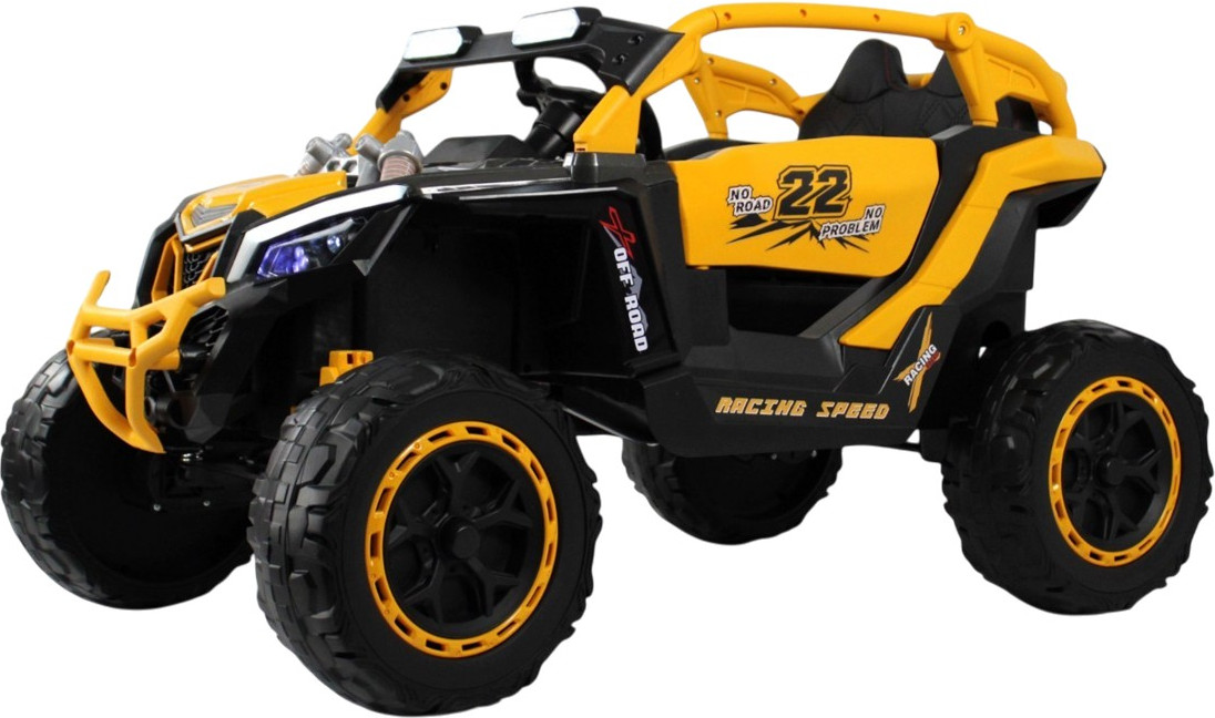 Детский автомобиль RiverToys K707AM-A (желтый)