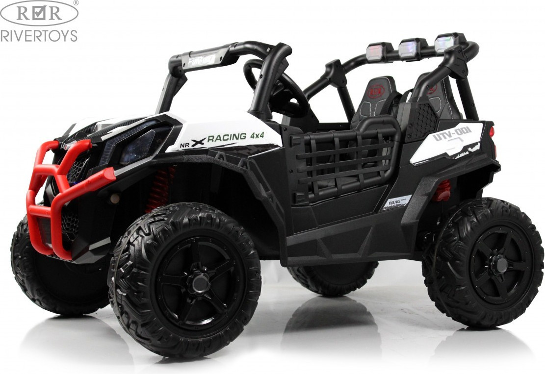 Детский автомобиль RiverToys K777KK LUX 4WD (белый) — фото 6