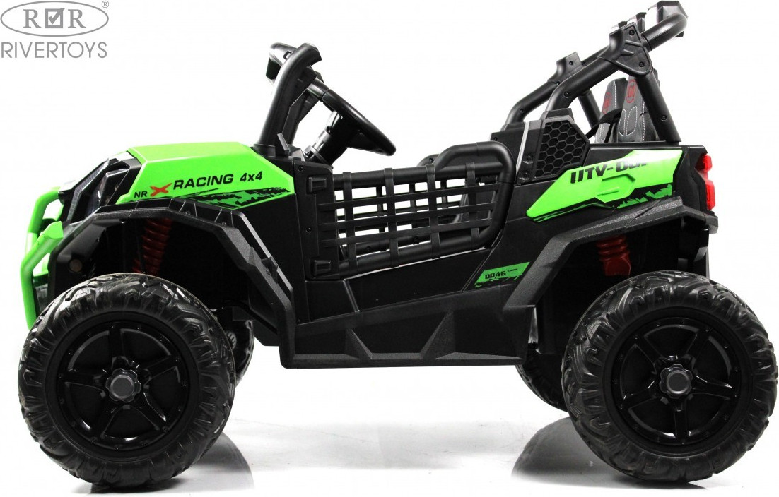 Детский автомобиль RiverToys K777KK LUX 4WD (зеленый) — фото 6