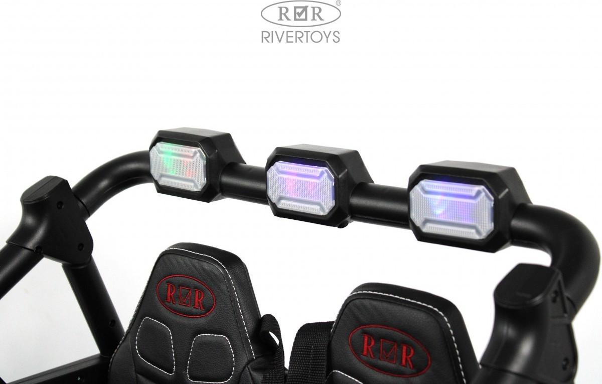 Детский автомобиль RiverToys K777KK LUX 4WD (кремовый) — фото 2