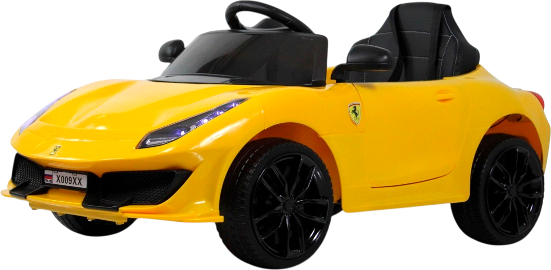 Детский автомобиль RiverToys X009XX (желтый)
