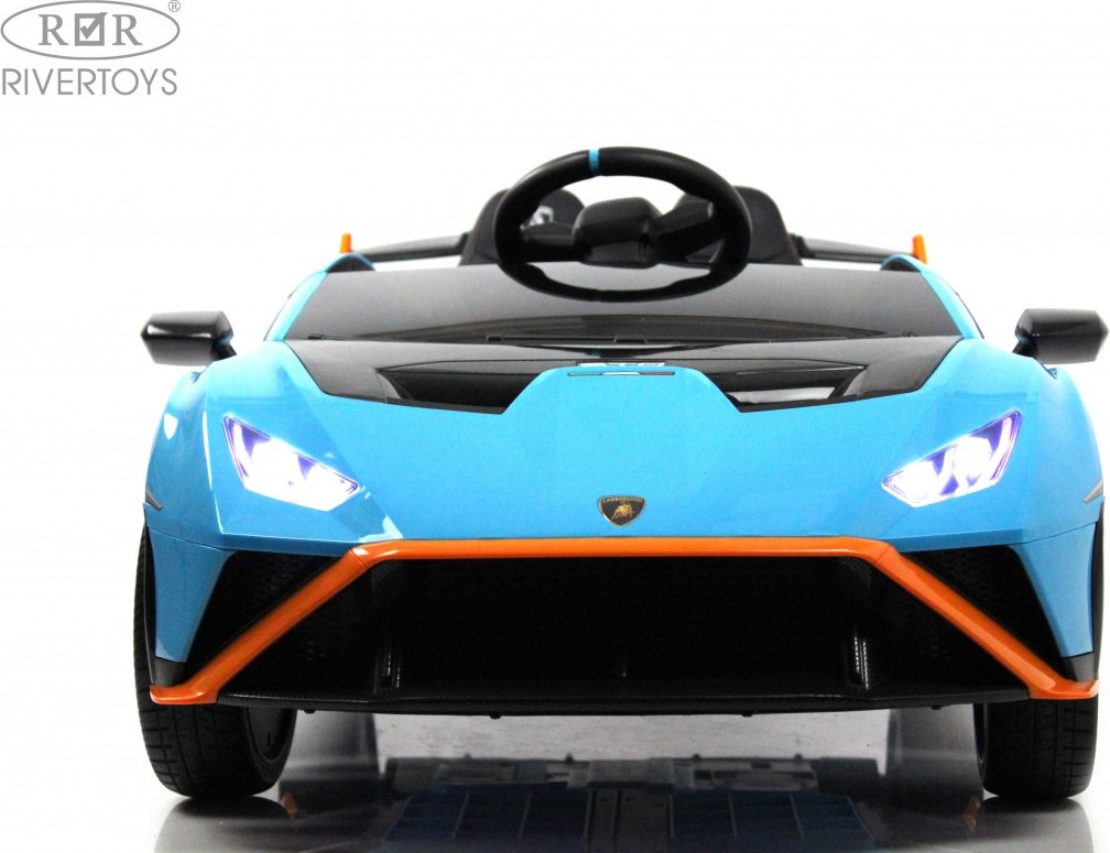 Детский автомобиль RiverToys Lamborghini Huracan STO / E888EE (синий) — фото 2