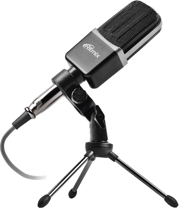 Микрофон Ritmix RDM-123 (черный)