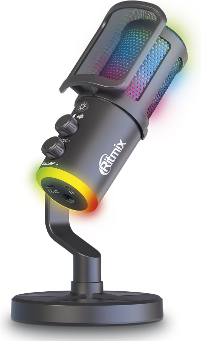 Микрофон Ritmix RDM-178 USB Gaming (черный)
