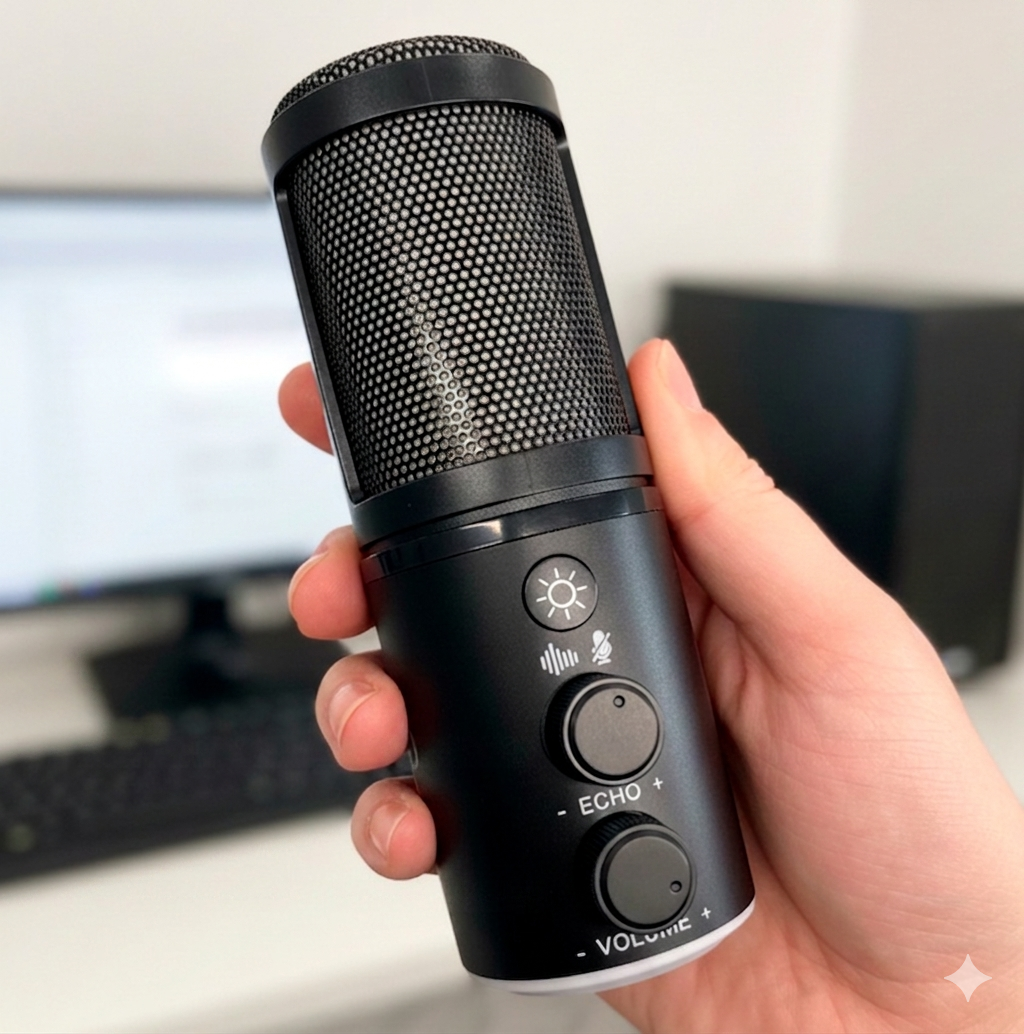 Микрофон Ritmix RDM-278 USB Gaming (черный) — фото 3