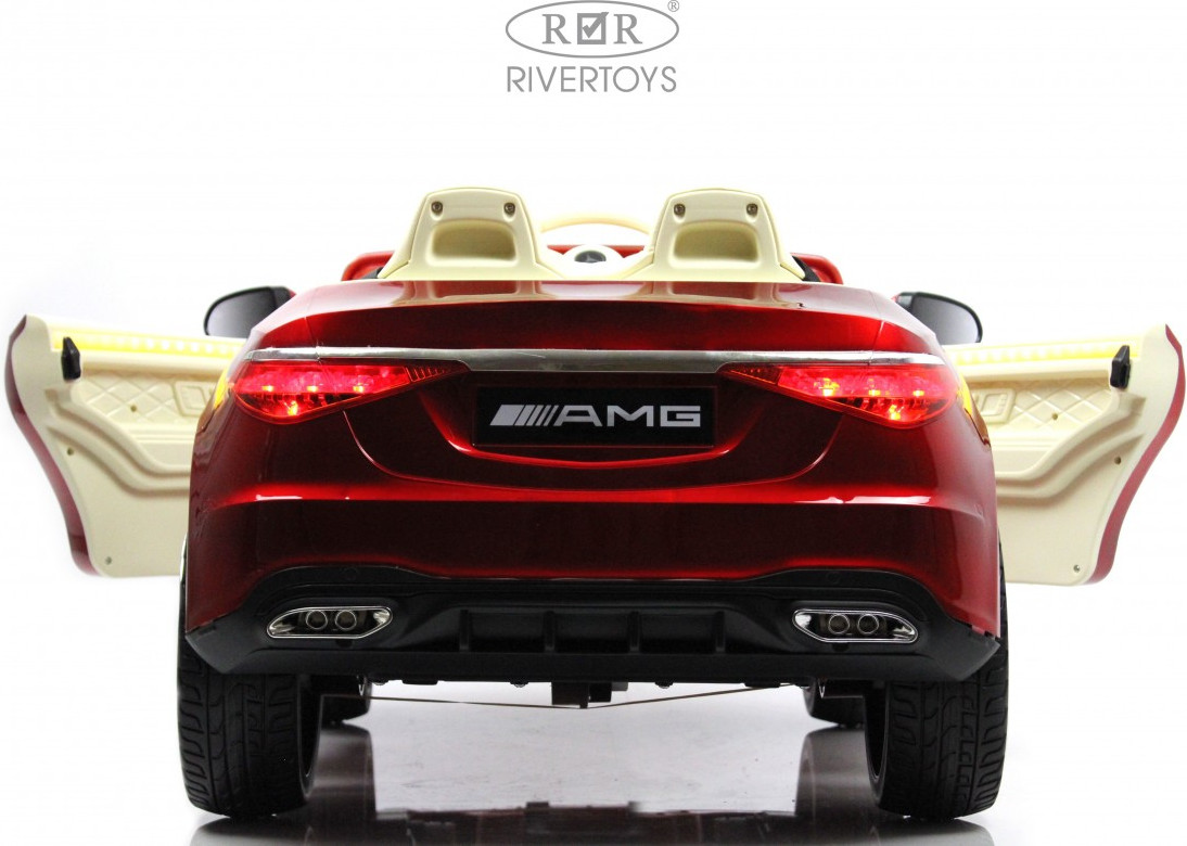 Детский автомобиль RiverToys М333БХ 4WD (красный глянец) — фото 5
