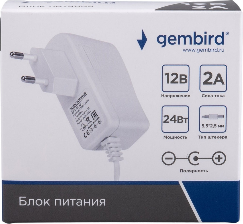 Адаптер питания для сетевого оборудования Gembird/Cablexpert NPA-AC42 — фото 3